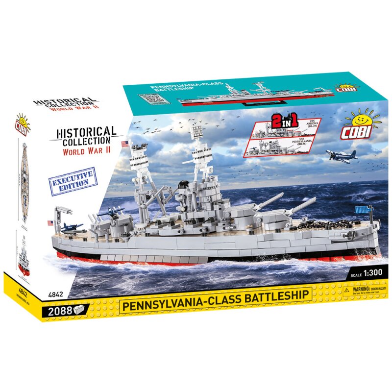 COBI Historical Collection WWII Pennsylvania - Class Battleship (2in1) - Executive Edition