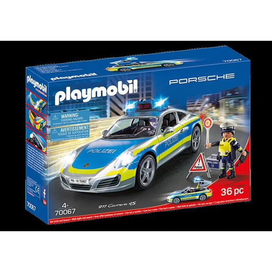 Playmobil Fahrzeuge Porsche 911 Carrera 4S Polizei