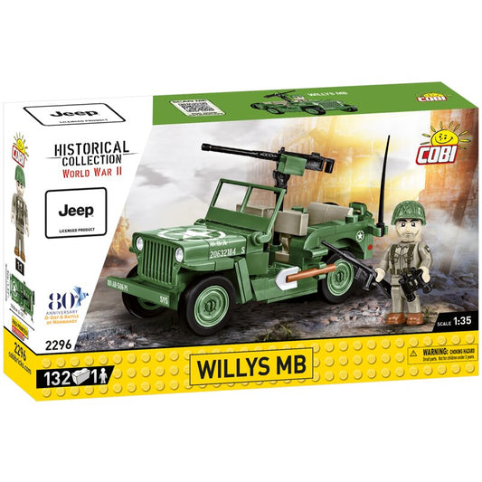 COBI Historical Collection WWll  Willys MB & M2 Gun