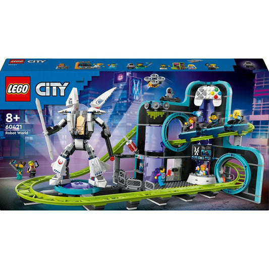 LEGO City Achterbahn mit Roboter-Mech