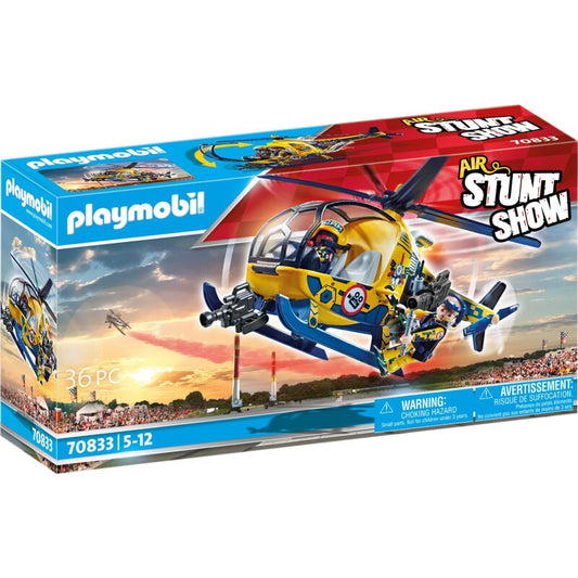 Playmobil Air Stuntshow Filmcrew-Helikopter