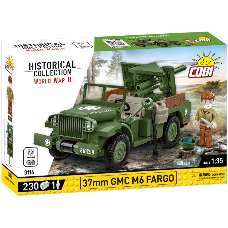 COBI Historical Collection WWII Dodge WC-55 GMC M6 Fargo