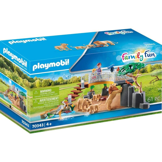 Playmobil Family & Fun Löwen im Freigehege