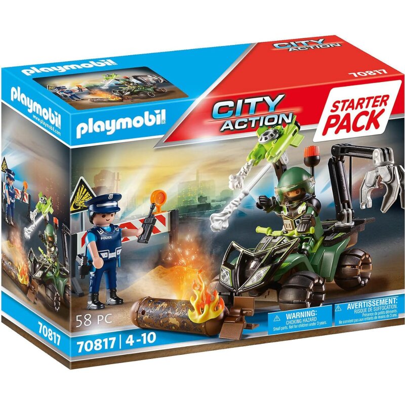 Playmobil City Action Starter Pack Polizei: Gefahrentraining