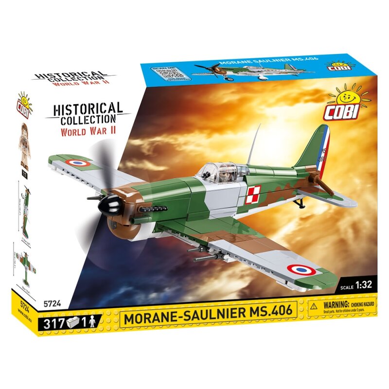 COBI Historical Collection WWII Morane-Saulnier MS.406