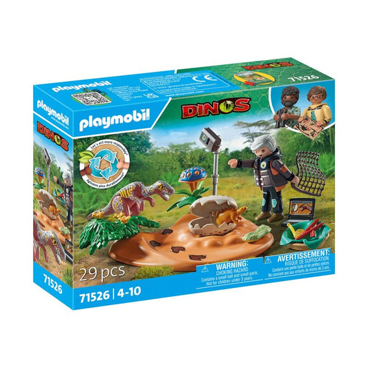 Playmobil Dinos Stegosaurusnest mit Eierdieb