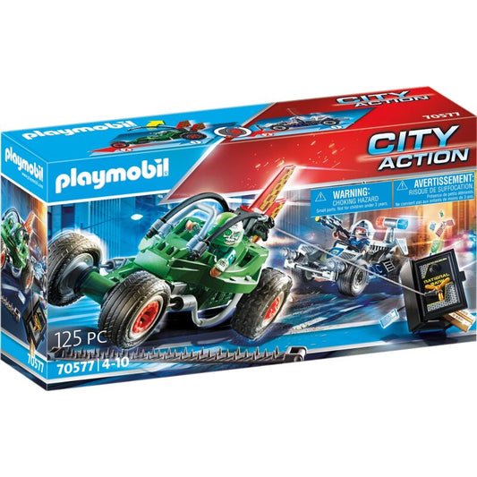 Playmobil City Action Polizei-Kart: Verfolgung des