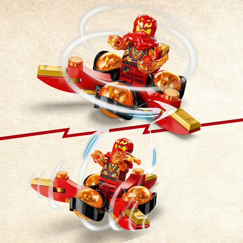 LEGO Ninjago Kais Drachenpower-Spinjitzu-Flip