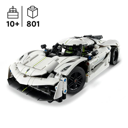 LEGO Technic Koenigsegg Jesko Absolut Supersportwagen in Weiß