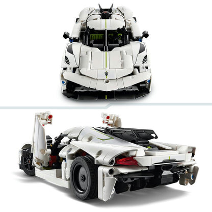 LEGO Technic Koenigsegg Jesko Absolut Supersportwagen in Weiß