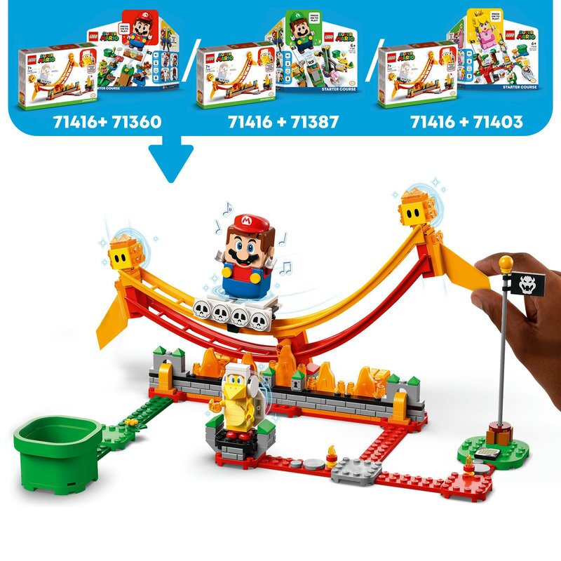 LEGO Super Mario Lavawelle-Fahrgeschäft Erweiterungsset