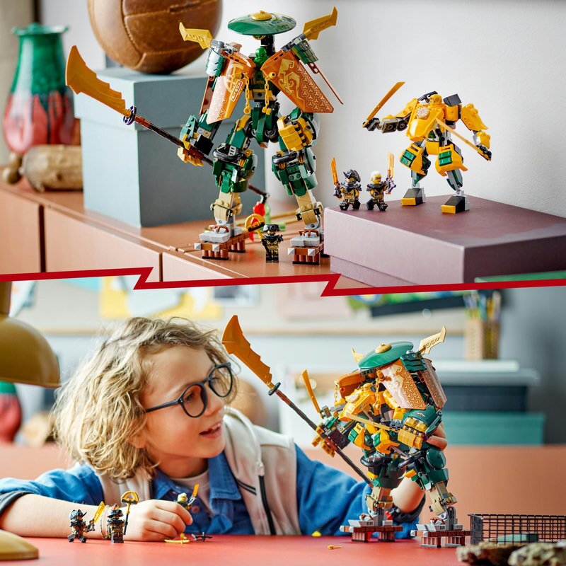 LEGO Ninjago Lloyds und Arins Training-Mechs