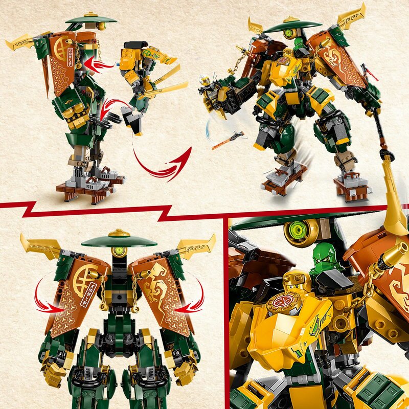 LEGO Ninjago Lloyds und Arins Training-Mechs