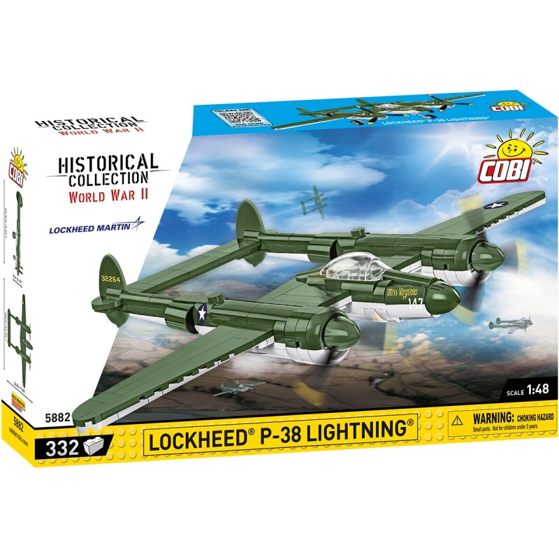 COBI Historical Collection WWII LOCKHEED P-38 LIGHTNING