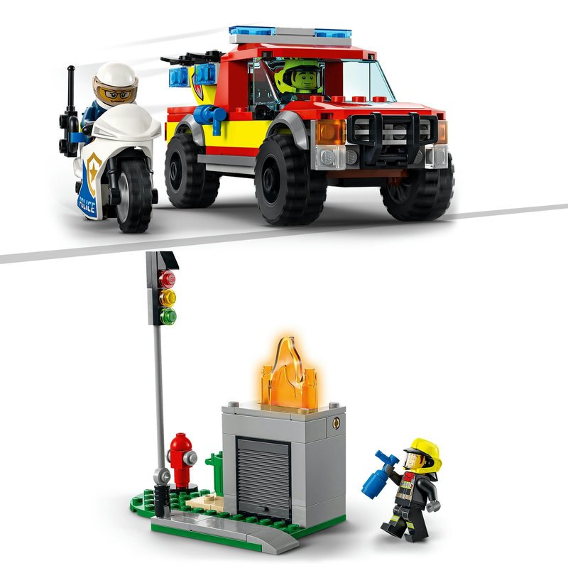 LEGO City Löscheinsatz und Verfolgungsjagd