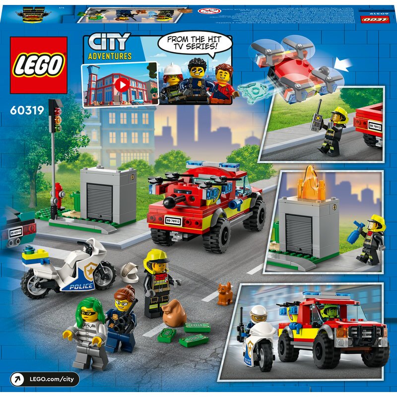 LEGO City Löscheinsatz und Verfolgungsjagd