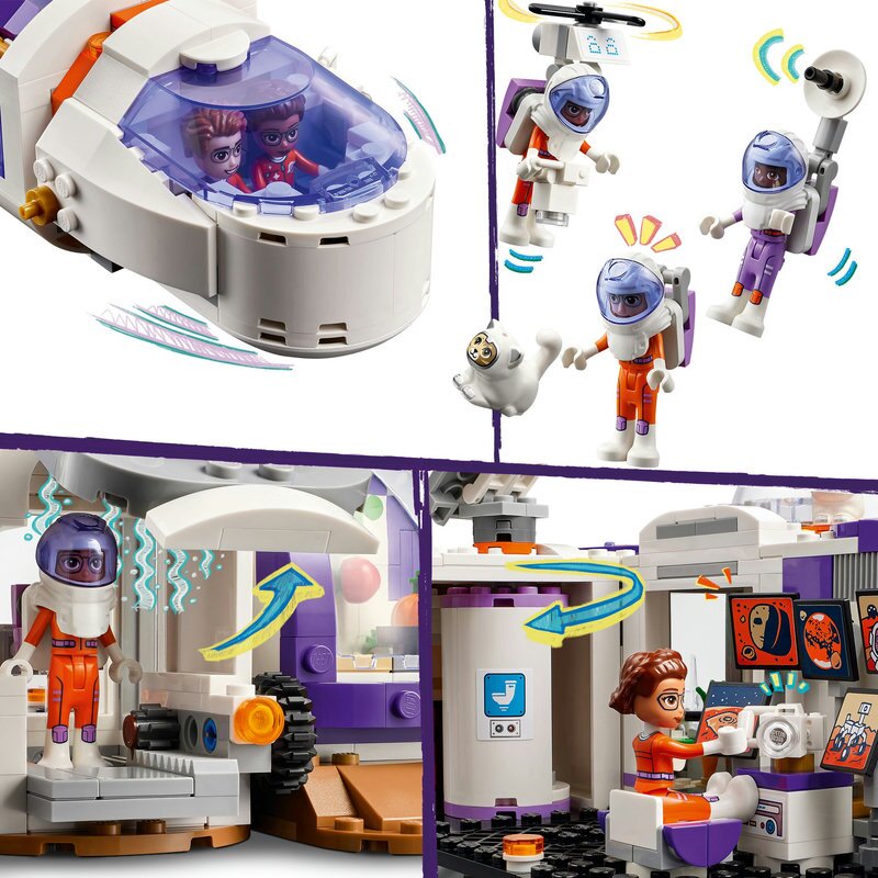 LEGO Friends Mars-Raumbasis mit Rakete