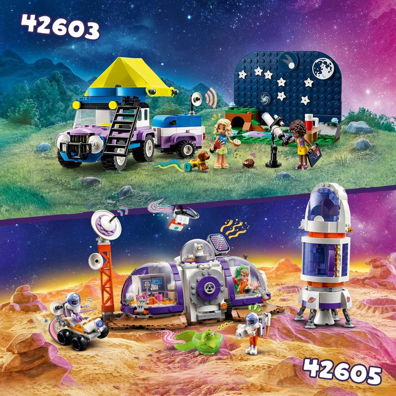 LEGO Friends Mars-Raumbasis mit Rakete