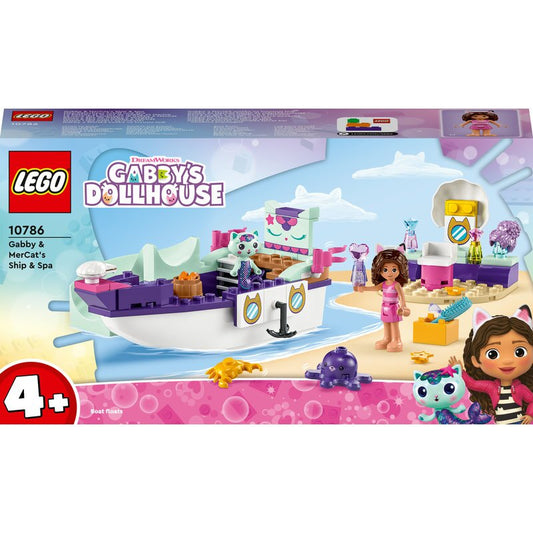 LEGO Gabbys Dollhouse Meerkätzchens Schiff und Spa