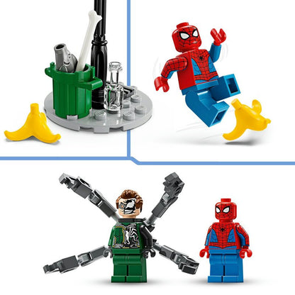 LEGO Marvel Motorrad-Verfolgungsjagd: Spider-Man vs. Doc Ock