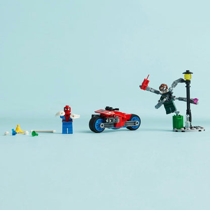 LEGO Marvel Motorrad-Verfolgungsjagd: Spider-Man vs. Doc Ock