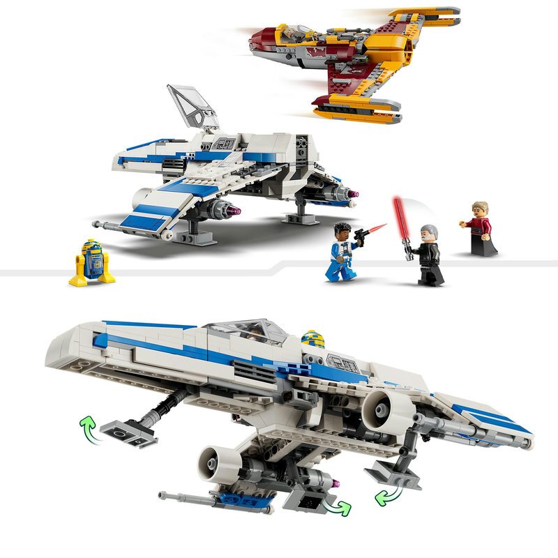 LEGO Star Wars New Republic E-Wing vs. Shin Hatis Starfighter