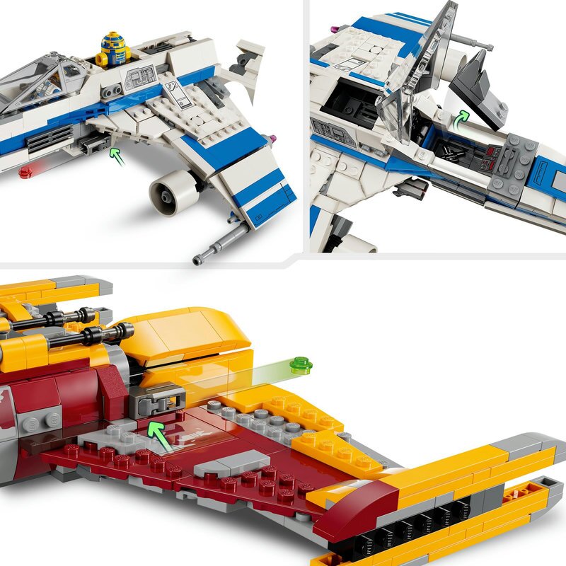 LEGO Star Wars New Republic E-Wing vs. Shin Hatis Starfighter