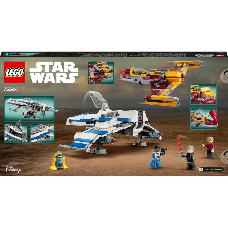 LEGO Star Wars New Republic E-Wing vs. Shin Hatis Starfighter