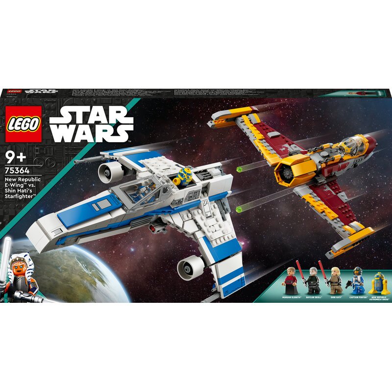 LEGO Star Wars New Republic E-Wing vs. Shin Hatis Starfighter