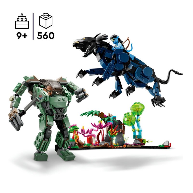 LEGO Avatar Neytiri und Thanator vs. Quaritch im MPA