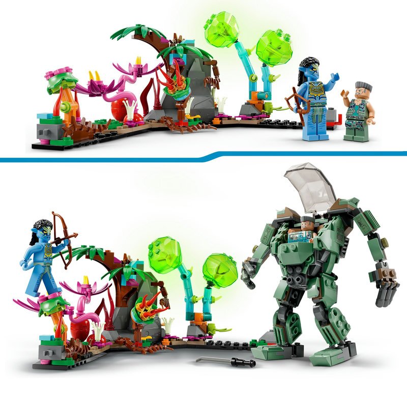 LEGO Avatar Neytiri und Thanator vs. Quaritch im MPA