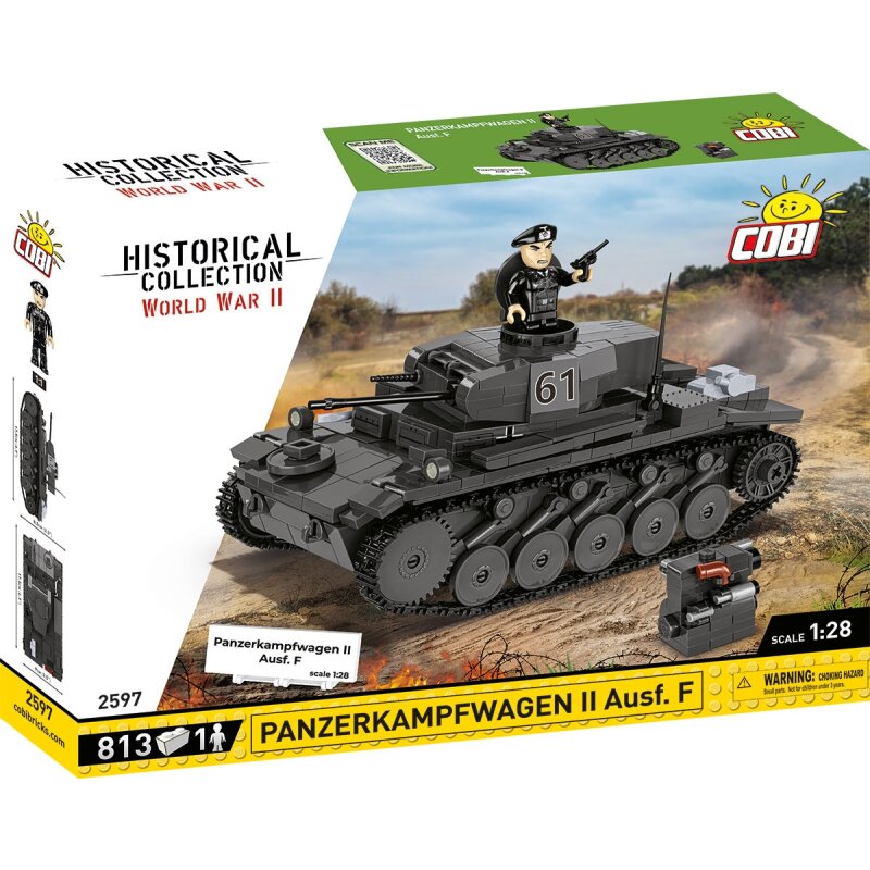 COBI Historical Collection WWII Panzerkampfwagen II Ausf. F