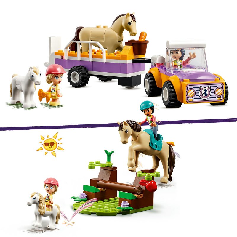 LEGO Friends Pferde- und Pony-Anhänger