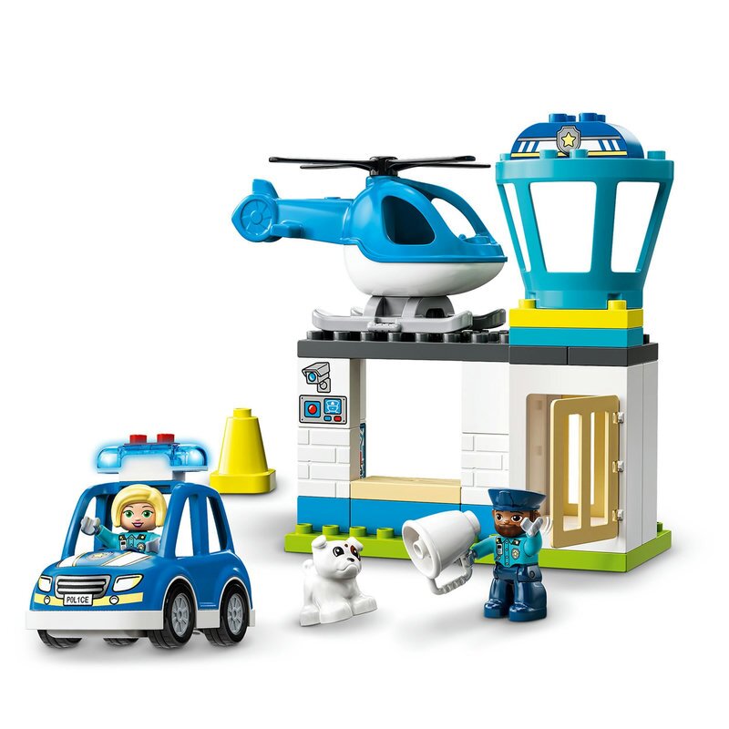 LEGO DUPLO Polizeistation mit Hubschrauber