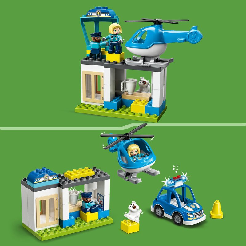 LEGO DUPLO Polizeistation mit Hubschrauber