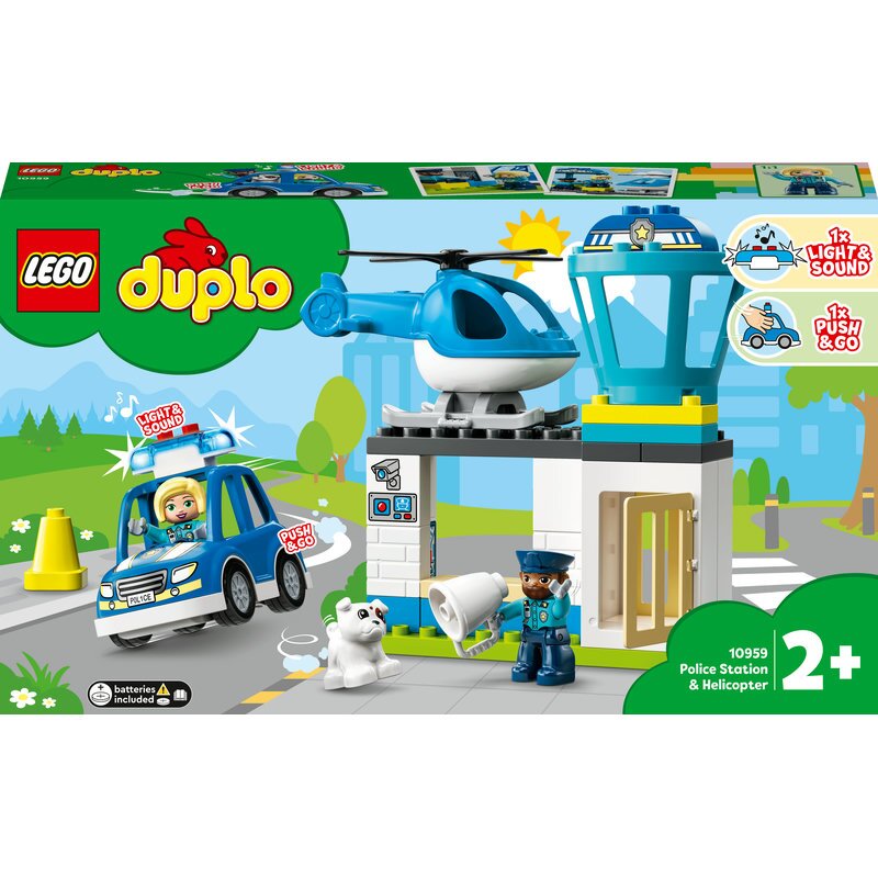 LEGO DUPLO Polizeistation mit Hubschrauber