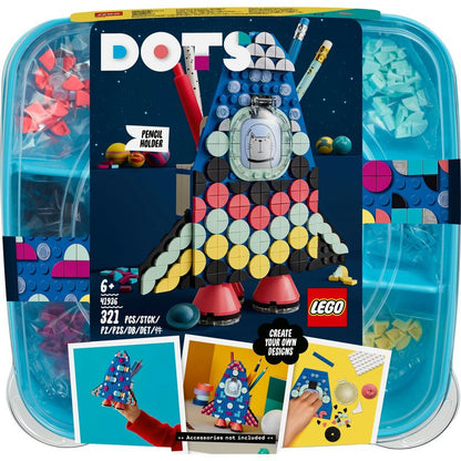 LEGO Dots Raketen Stiftehalter