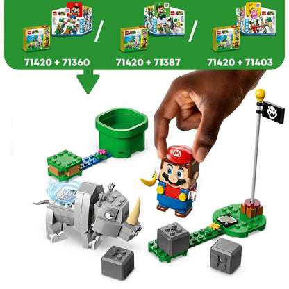 LEGO Super Mario Rambi das Rhino Erweiterungsset