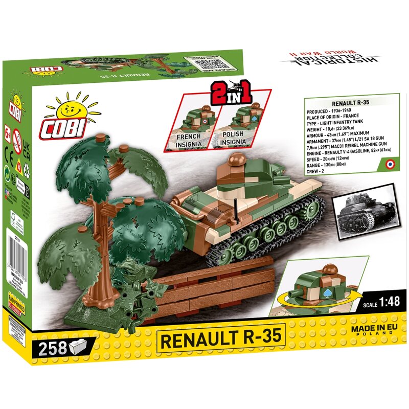 COBI Historical Collection WWII RENAULT R-35