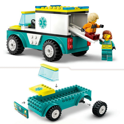 LEGO City Rettungswagen und Snowboarder