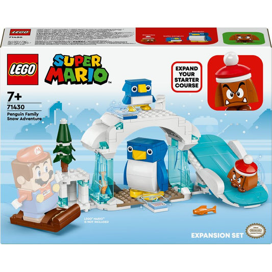 LEGO Super Mario Schneeabenteuer mit Familie Pinguin Erweiterungsset