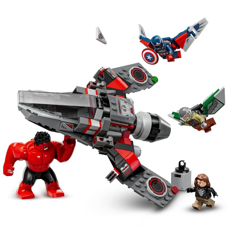 LEGO Marvel Showdown zwischen Captain America und Red Hulk