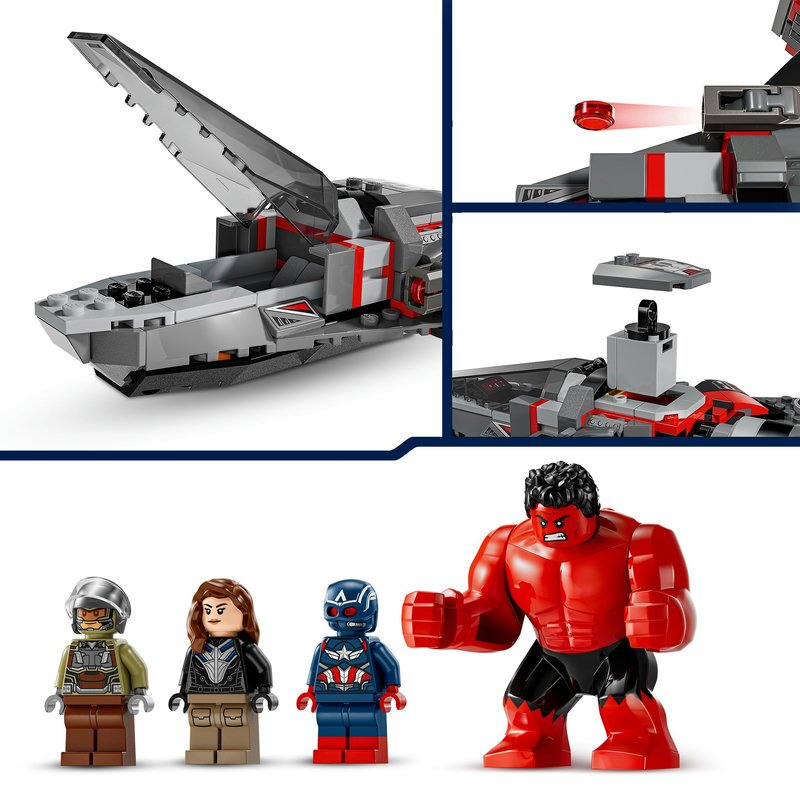 LEGO Marvel Showdown zwischen Captain America und Red Hulk