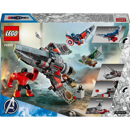 LEGO Marvel Showdown zwischen Captain America und Red Hulk