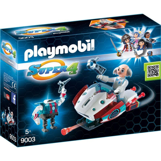 Playmobil Figuren Skyjet mit DR X Und Roboter