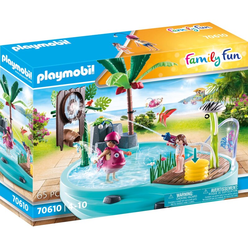 Playmobil Family & Fun Spaßbecken mit Wasserspritze