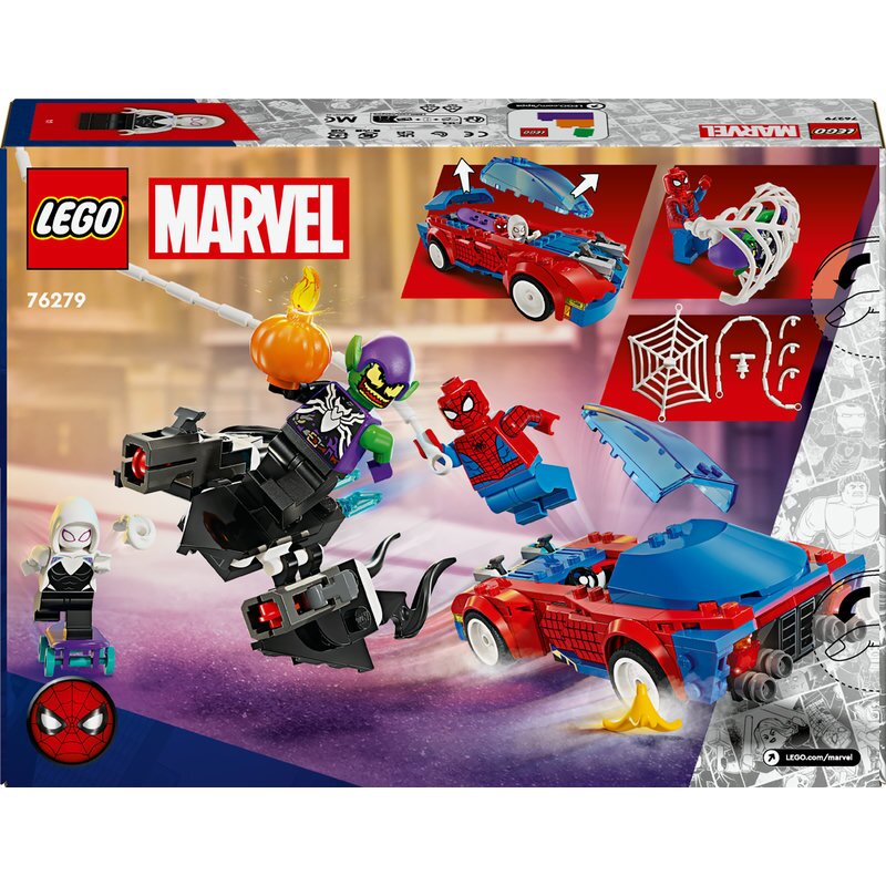 LEGO Marvel Spider-Mans Rennauto & Venom Green Goblin