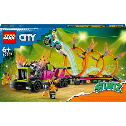 LEGO City Stunttruck mit Feuerreifen-Challenge