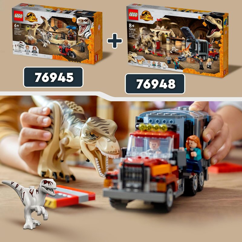 LEGO Jurassic World T. Rex & Atrociraptor: Dinosaurier-Ausbruch