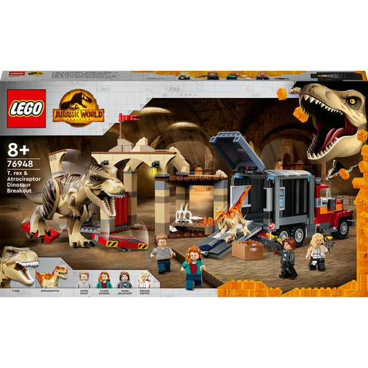 LEGO Jurassic World T. Rex & Atrociraptor: Dinosaurier-Ausbruch